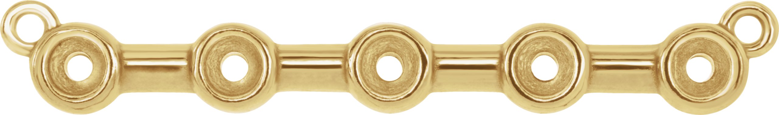 Bezel-Set Bar Necklace or Center