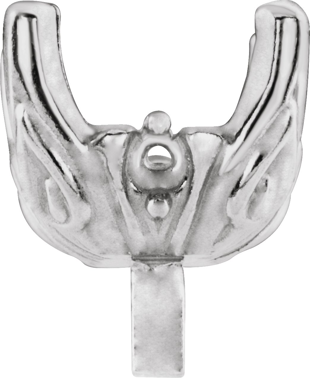 Round 4-Prong Accented Peg Setting