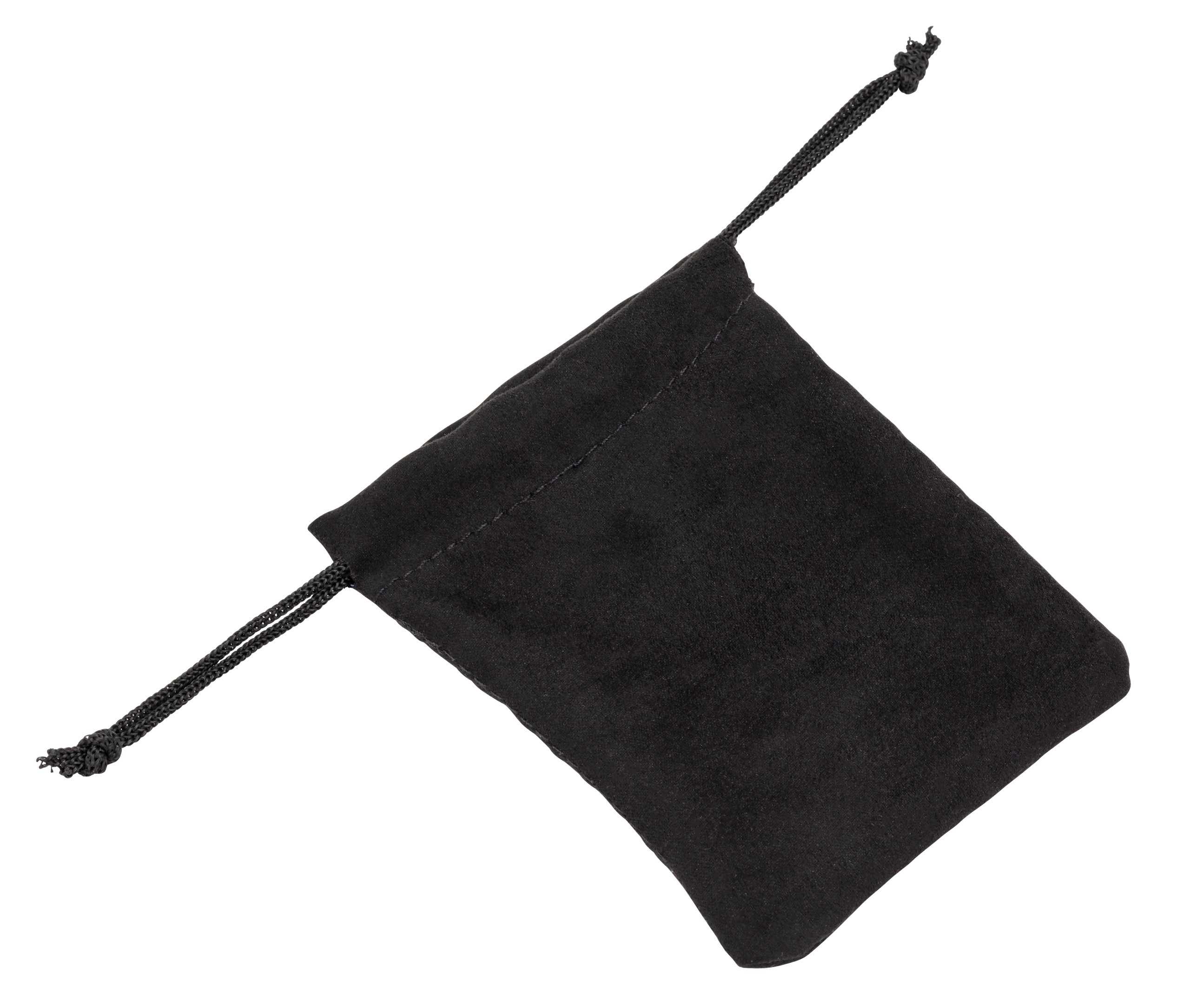 Black Medium Soft-Suede Pouch - Pack of 10 | Stuller