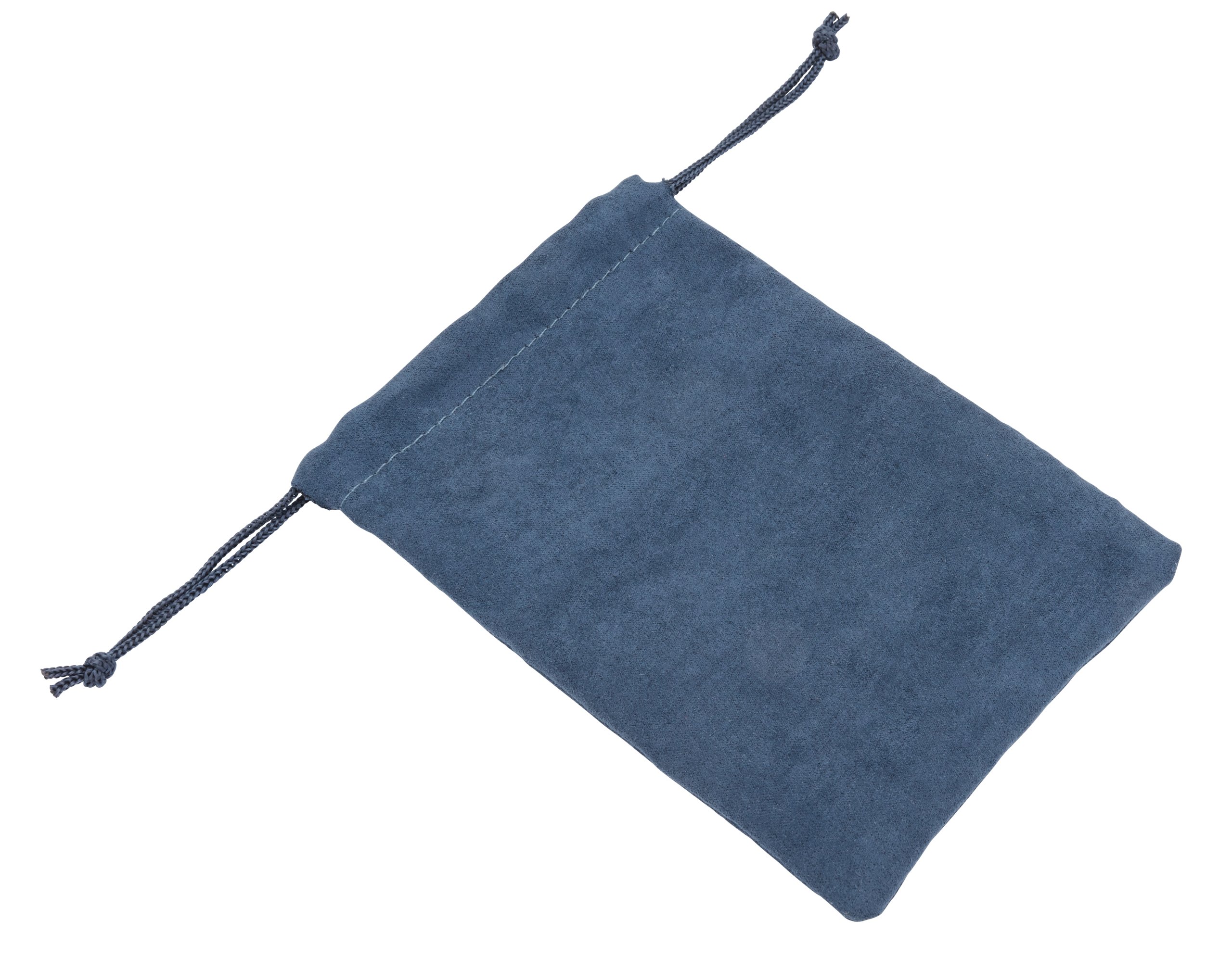 Loryn Collection Suede Drawstring Pouch with Inner Divider