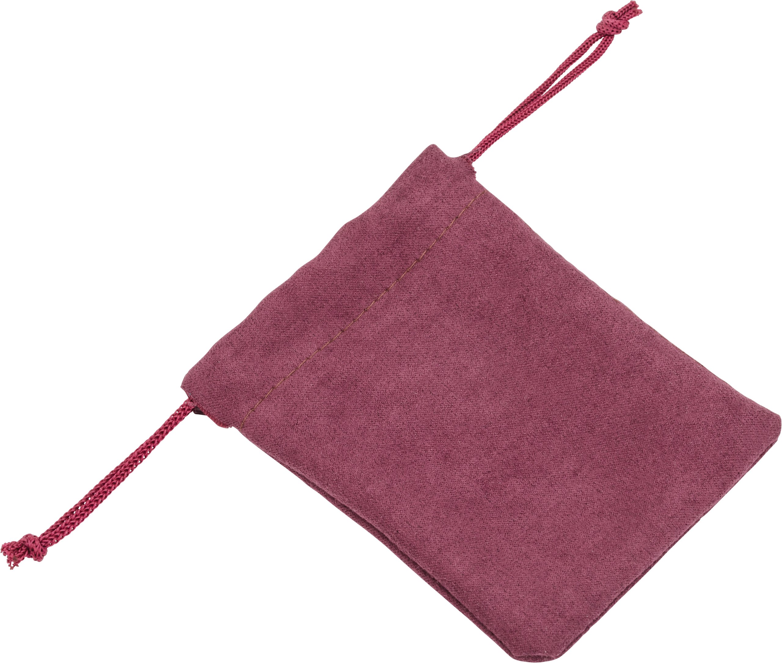 Loryn Collection Suede Drawstring Pouch with Inner Divider