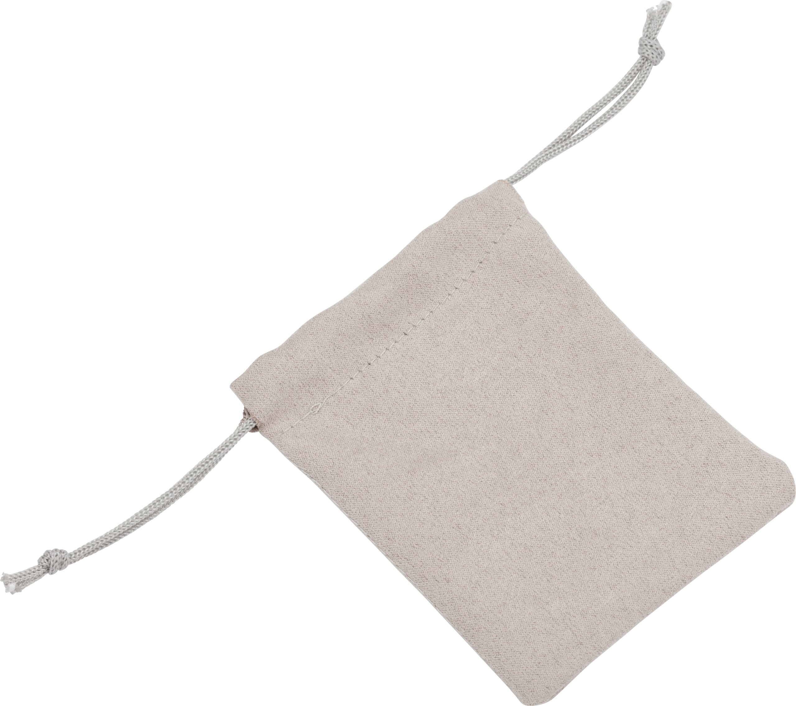 Loryn Collection Suede Drawstring Pouch with Inner Divider