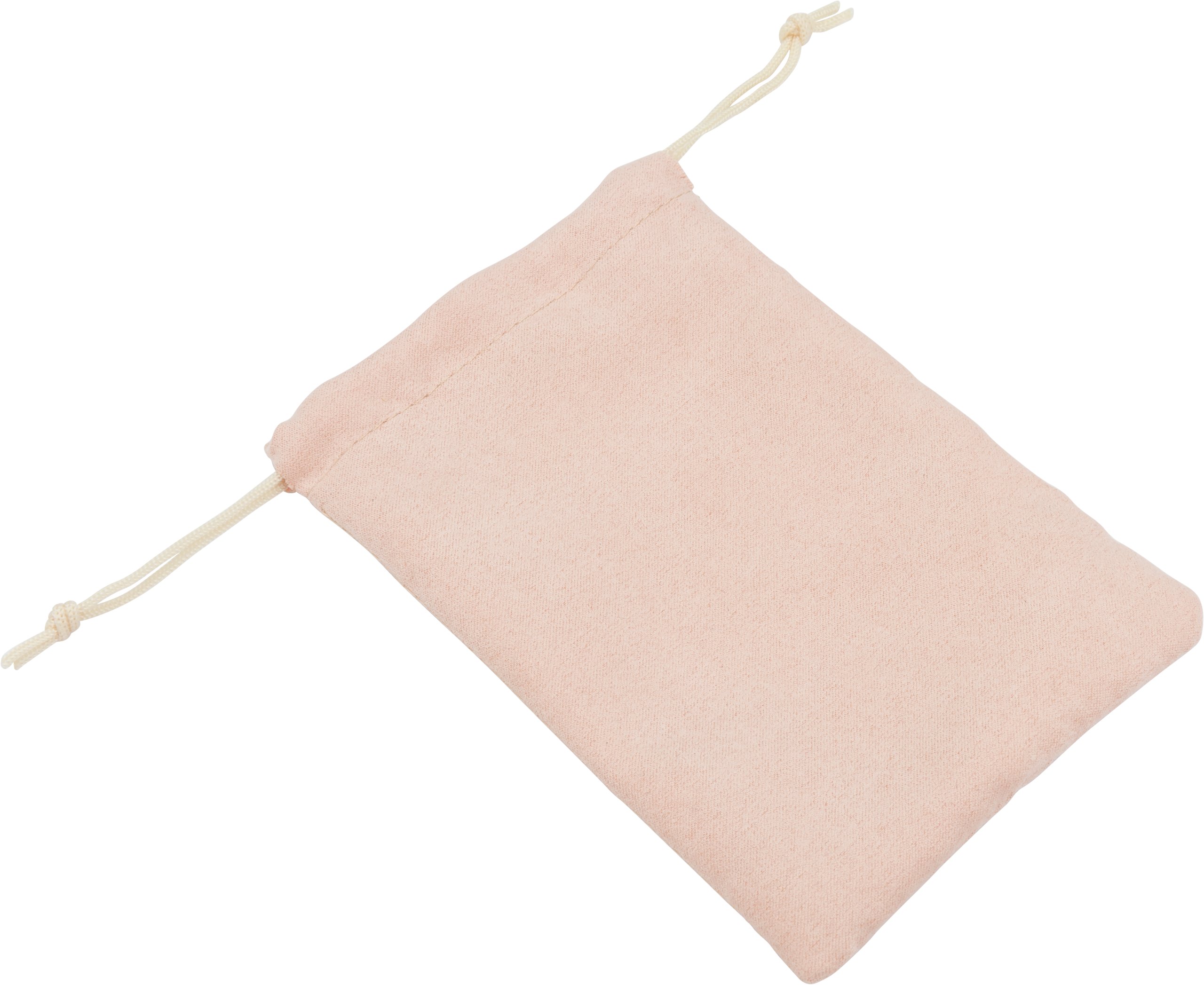 Loryn Collection Suede Drawstring Pouch with Inner Divider