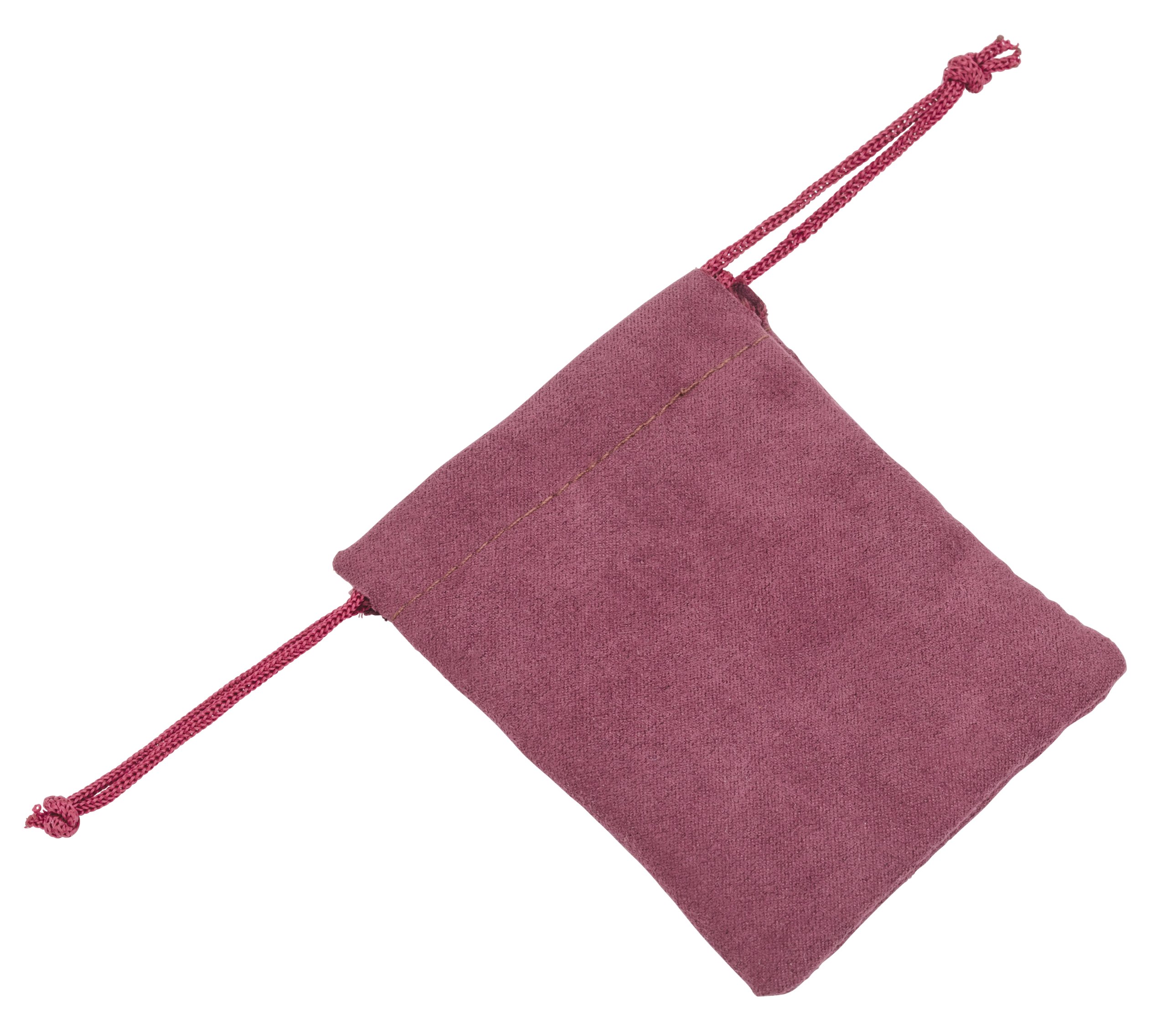 Loryn Collection Suede Drawstring Pouch with Inner Divider