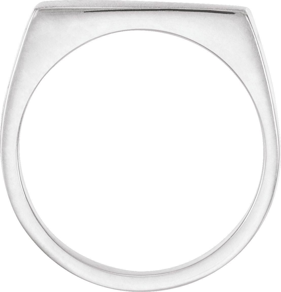 Sterling Silver 15x9 mm Rectangle Signet Ring