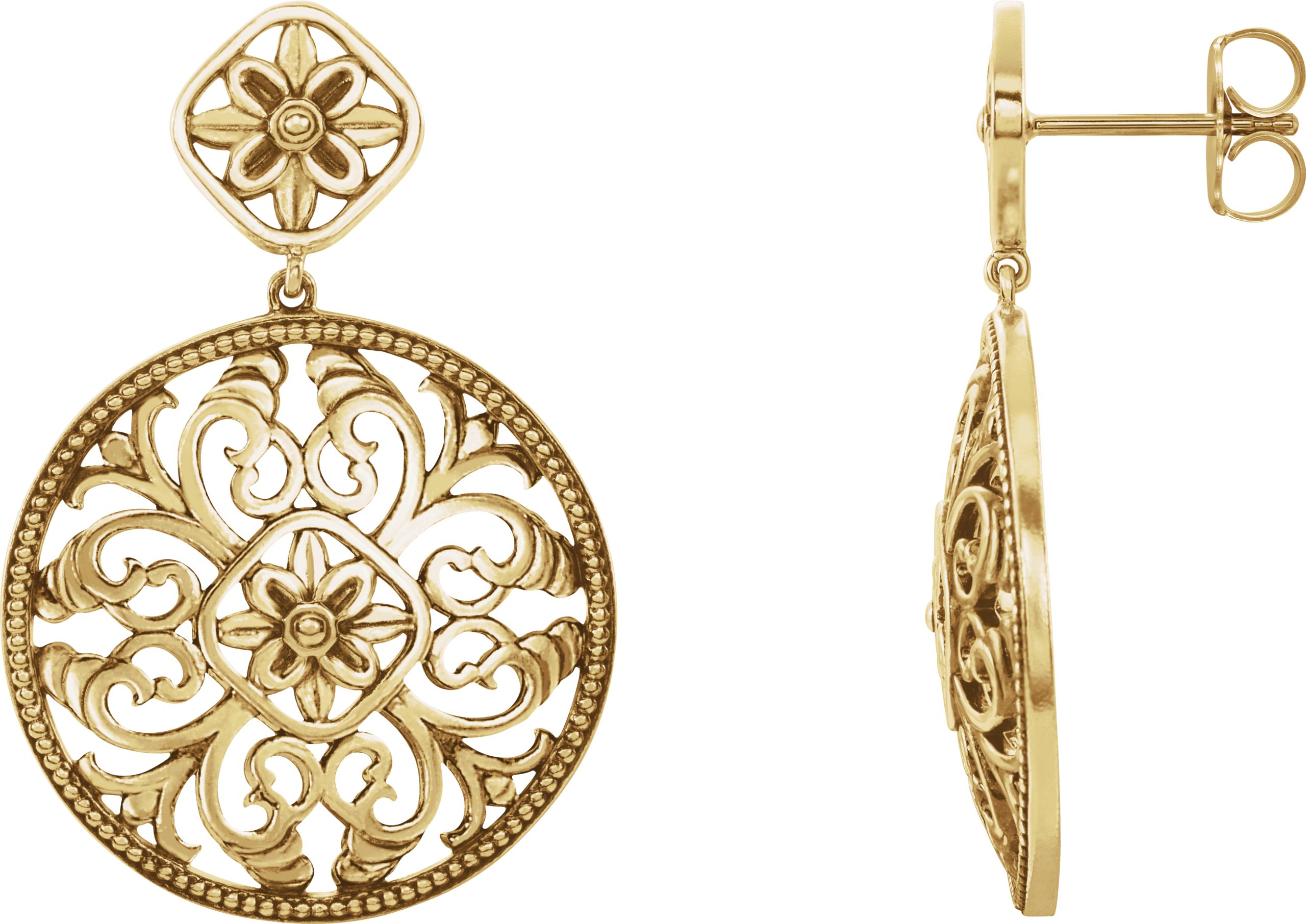 14k Yellow Gold
