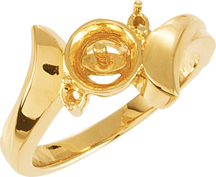 Accented Pearl Bypass Ring