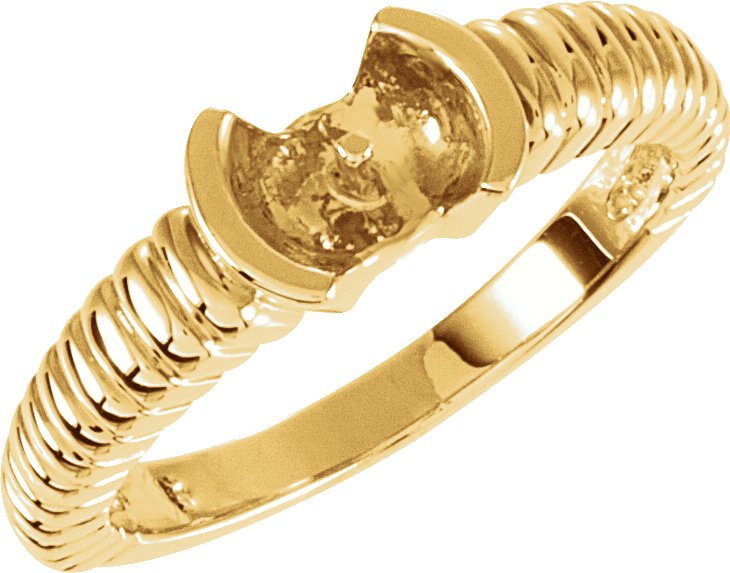 Solitaire Pearl Ring