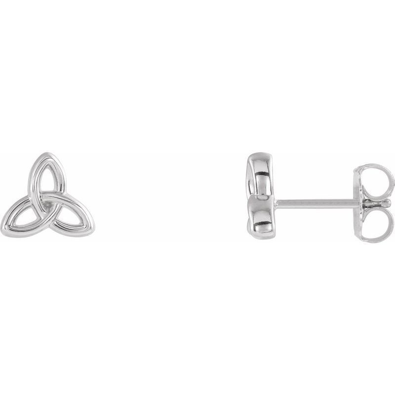 Celtic-Inspired Trinity Earrings