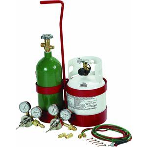 Smith Little Torch With 5 Tips and Oxygen & Fuel Regulators