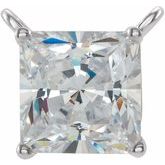 Square 4-Prong Necklace Center   