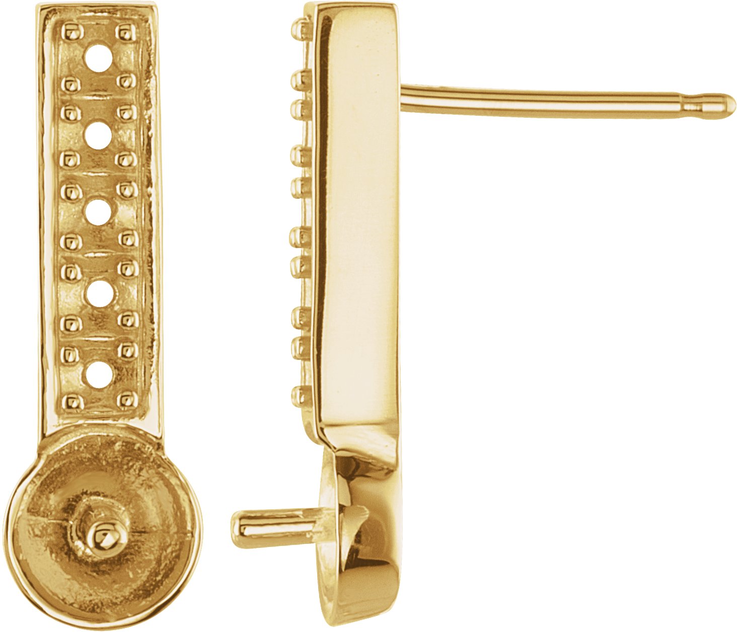 Pearl Bar Earrings