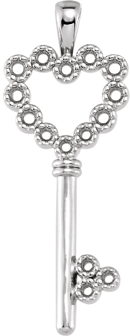 Heart Key Pendant