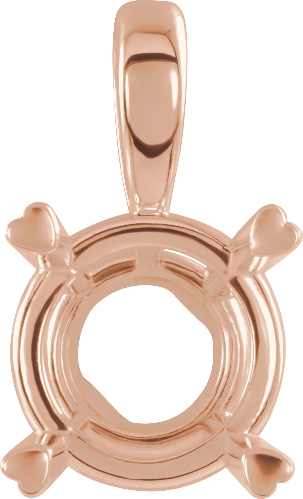 4-Prong Hearts on Top™ Pendant