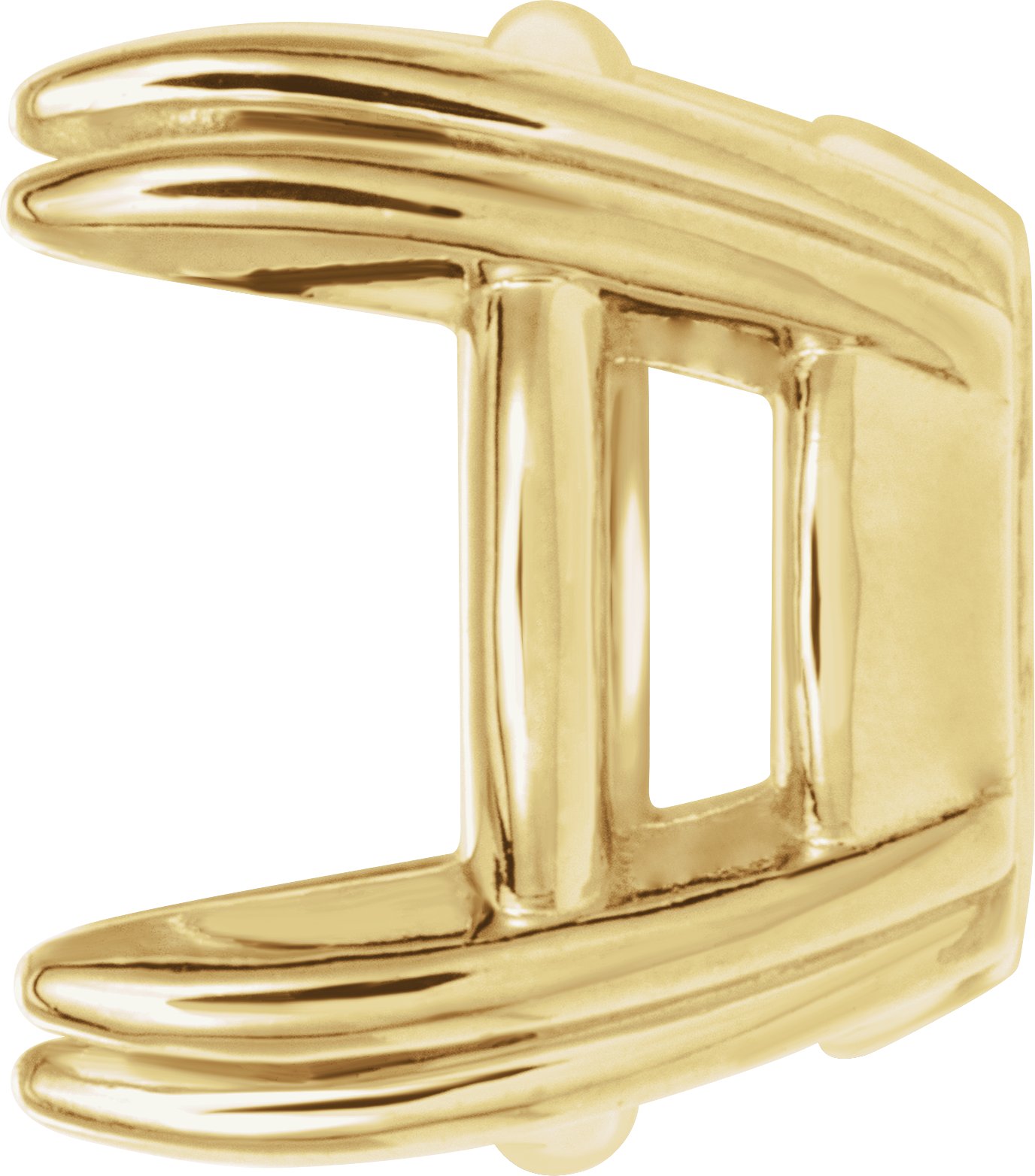 Pre-Notched Double-Claw Earring Setting