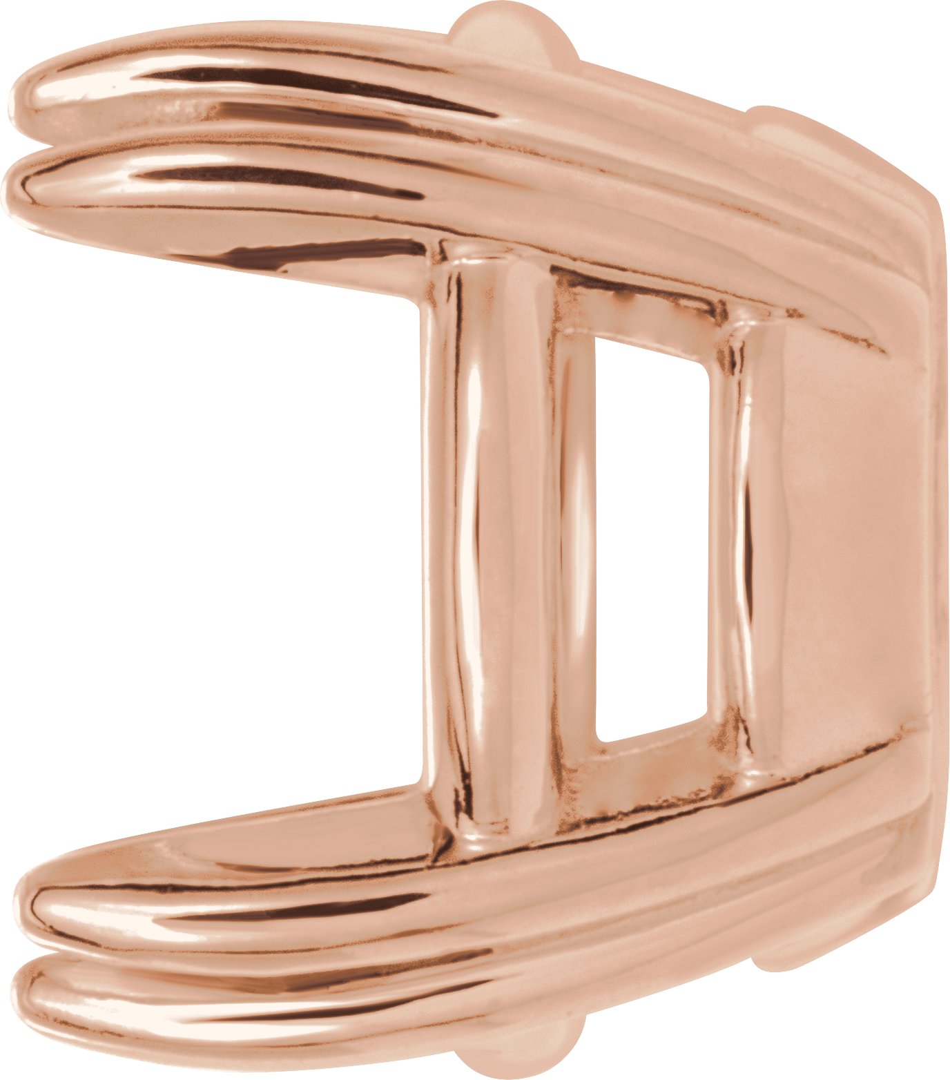 Pre-Notched Double-Claw Earring Setting