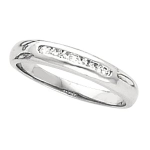 Platinum Diamond Anniversary Band .13 CTW Ref 564792