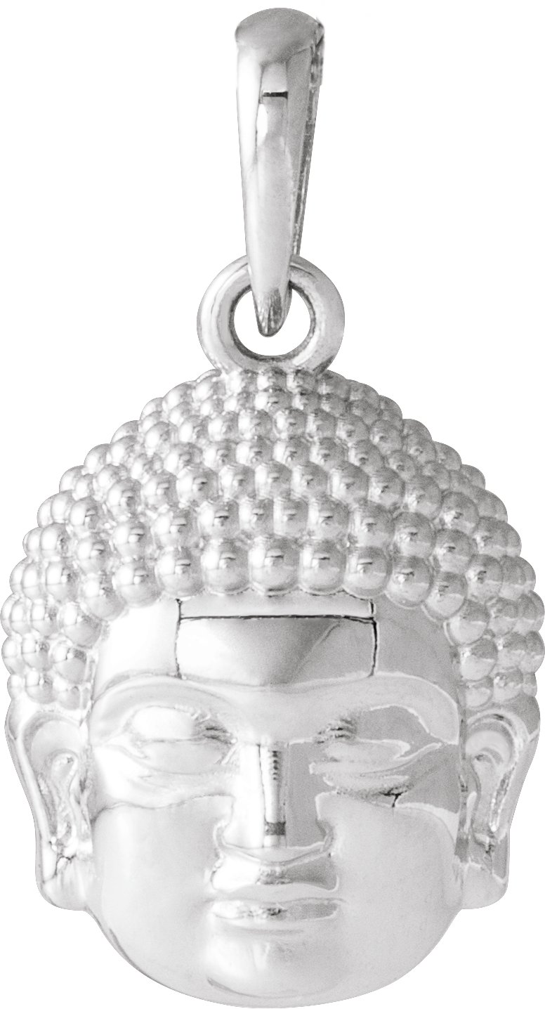 Sterling Silver Meditation Buddha Pendant