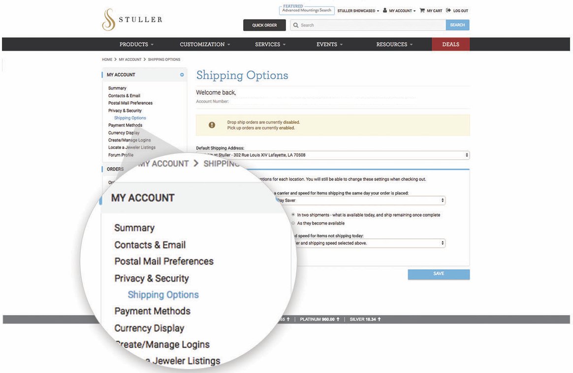 Shipping Change