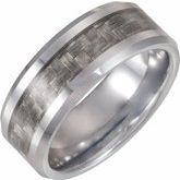 Tungsten Band with Inlay  