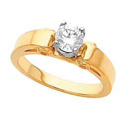 Solitaire Engagement Base Ring Mounting