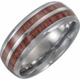 Tungsten Band with Inlay 