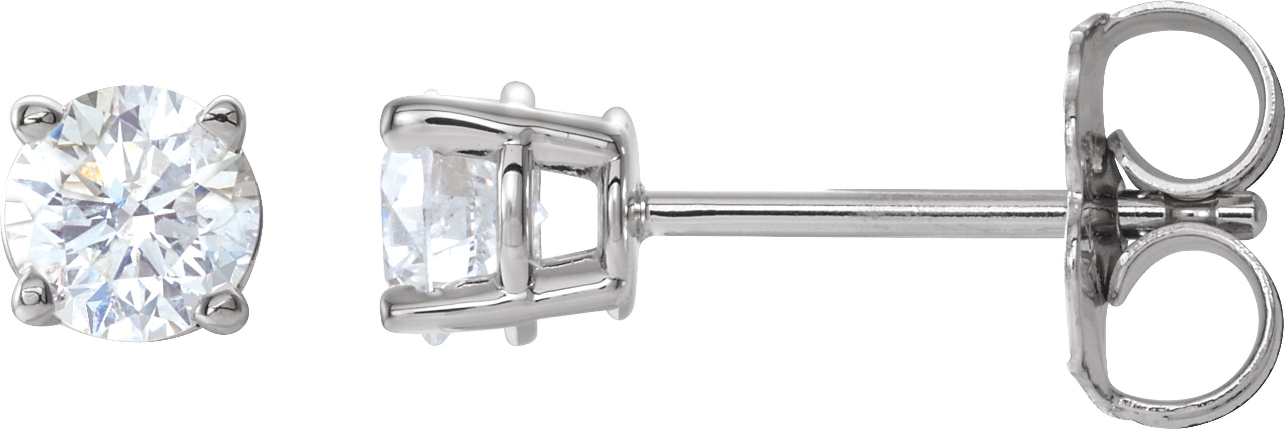 14K White .50 CTW Diamond Earrings Ref. 3400893