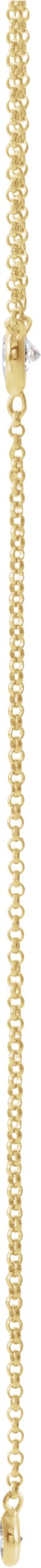 14K Yellow 1/5 CTW Natural Diamond Bar 15-17 Y Necklace