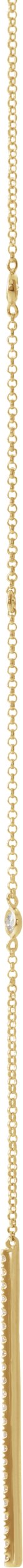 14K Yellow 1/3 CTW Diamond Y 15-17 Necklace  