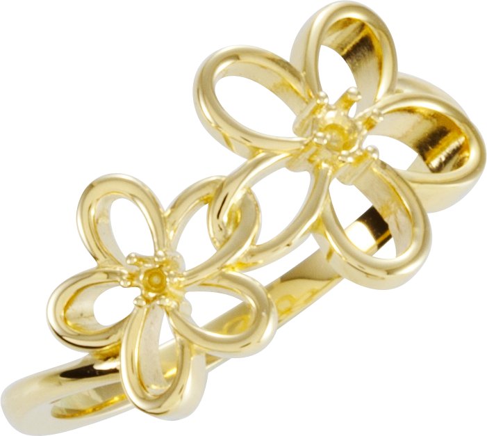 Accented Floral Ring
