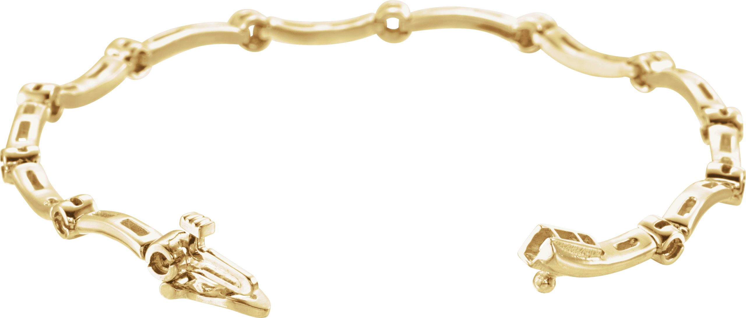 14K Yellow 2.25 mm Round Line 7