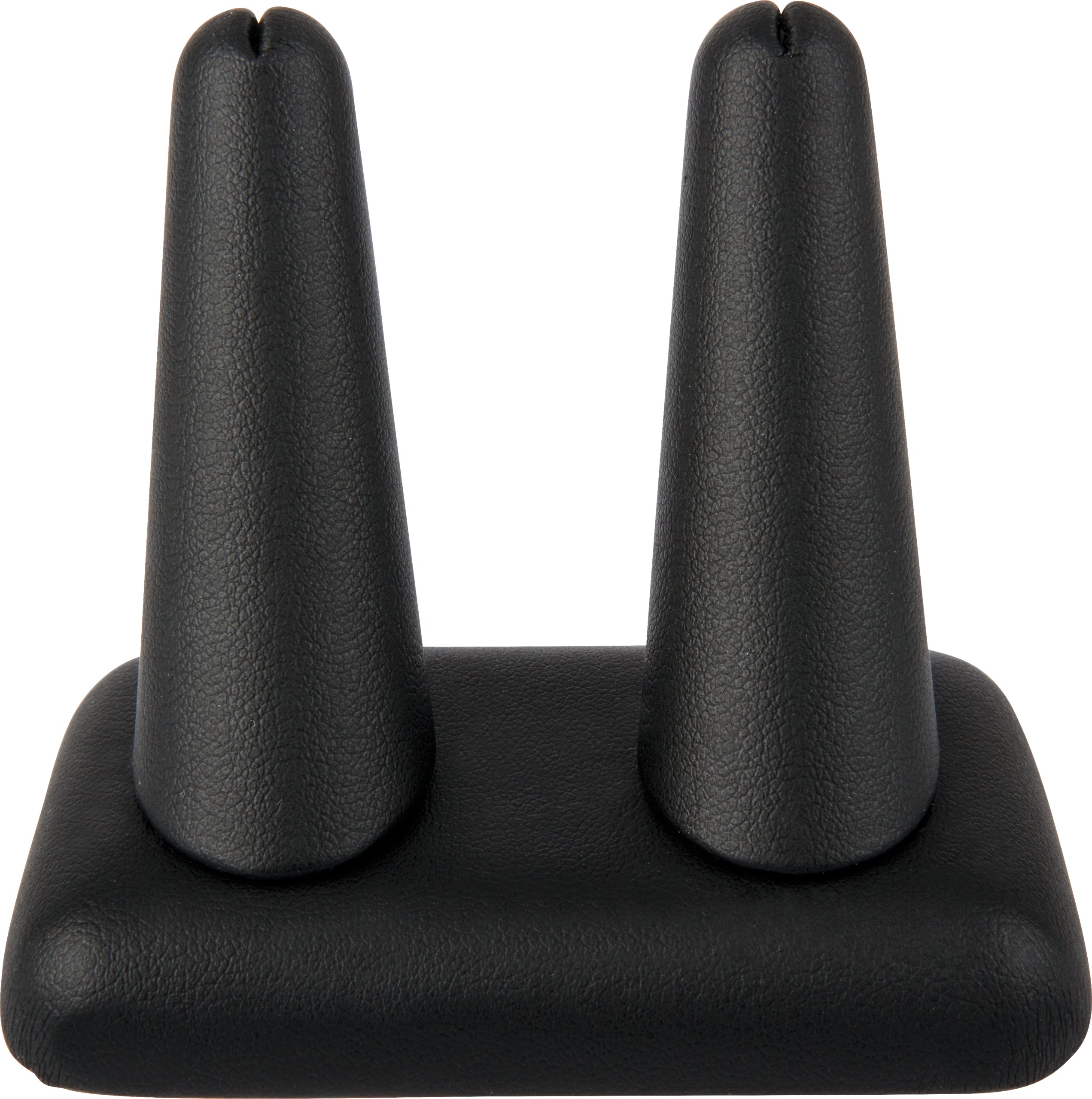Leatherette Double Ring Finger Display