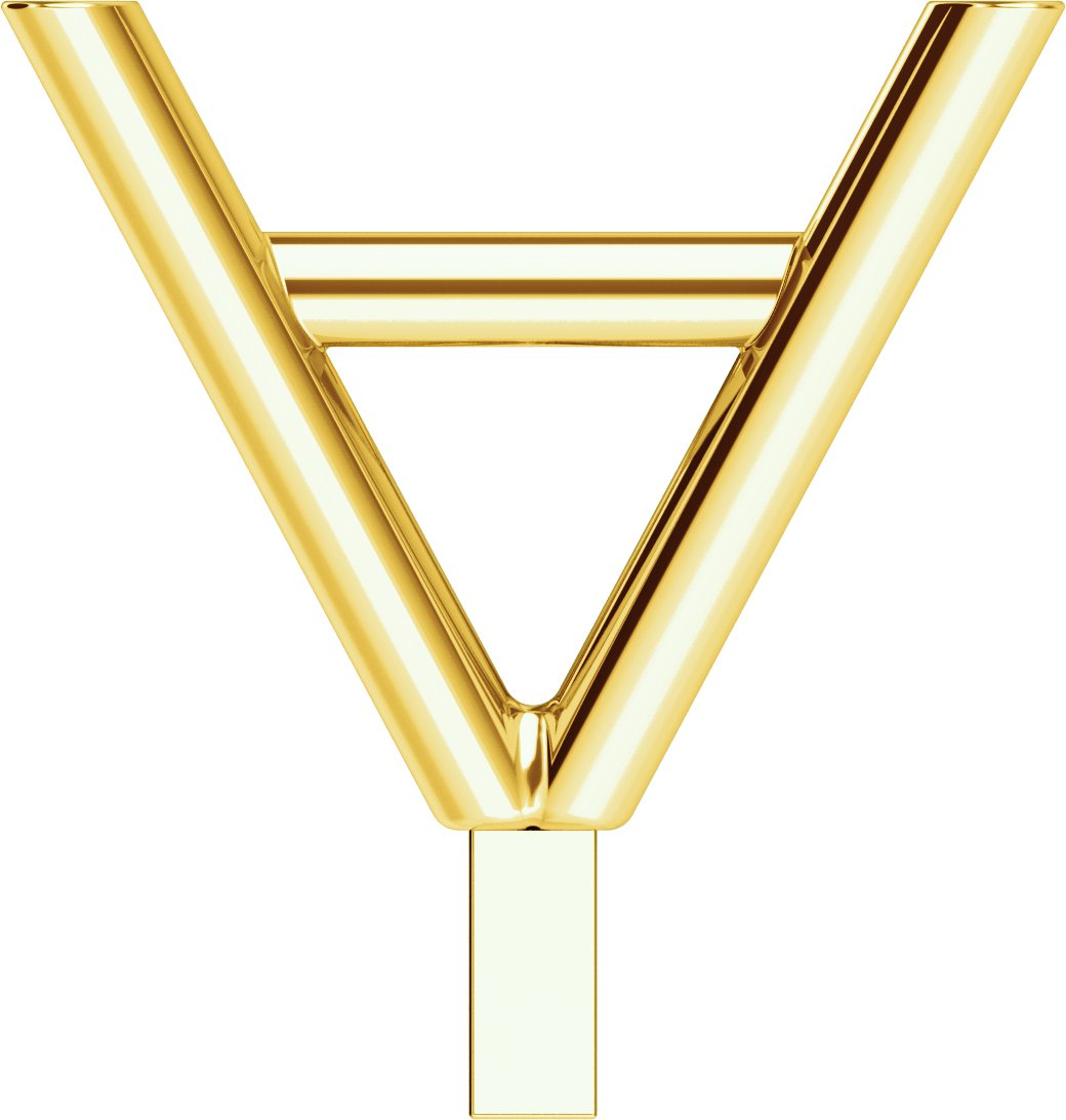 Square 4-Prong Peg Setting