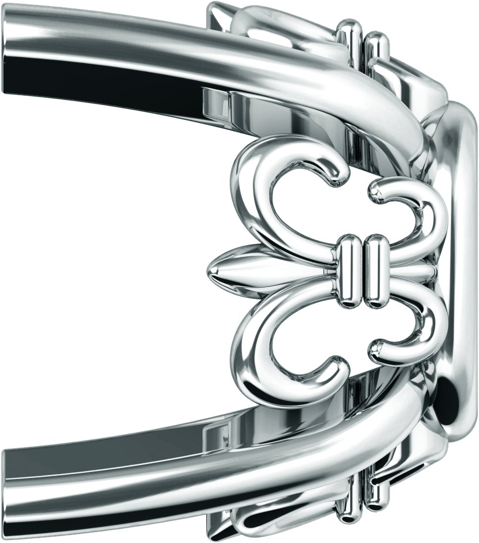 4-Prong Fleur-de-lis Earring Setting