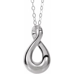 Infinity-Inspired Ash Holder Necklace 