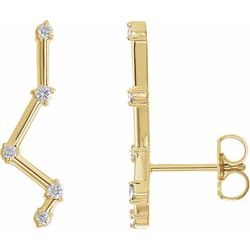 Accented Constellation Earring Climbers