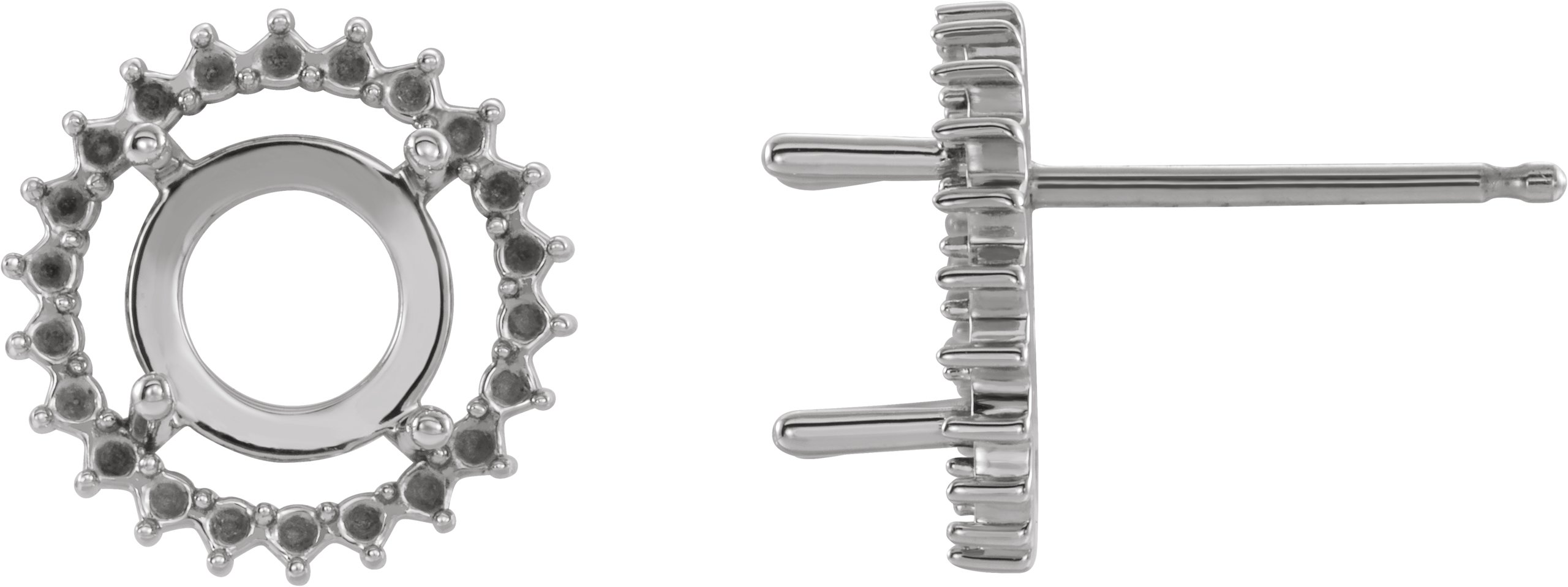 Halo-Style Earrings