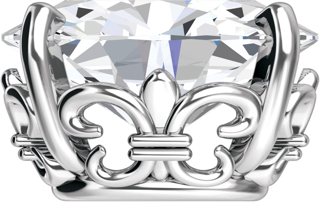 Oval 4-Prong Basket Setting 