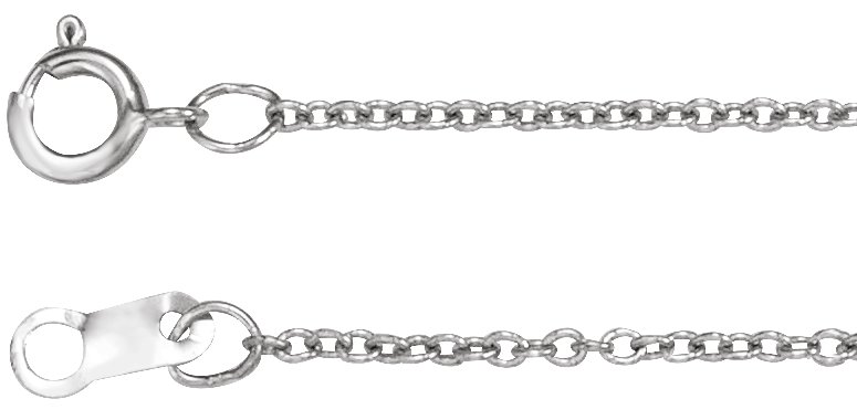 Platinum 1 mm Adjustable Cable 16-18  Chain 