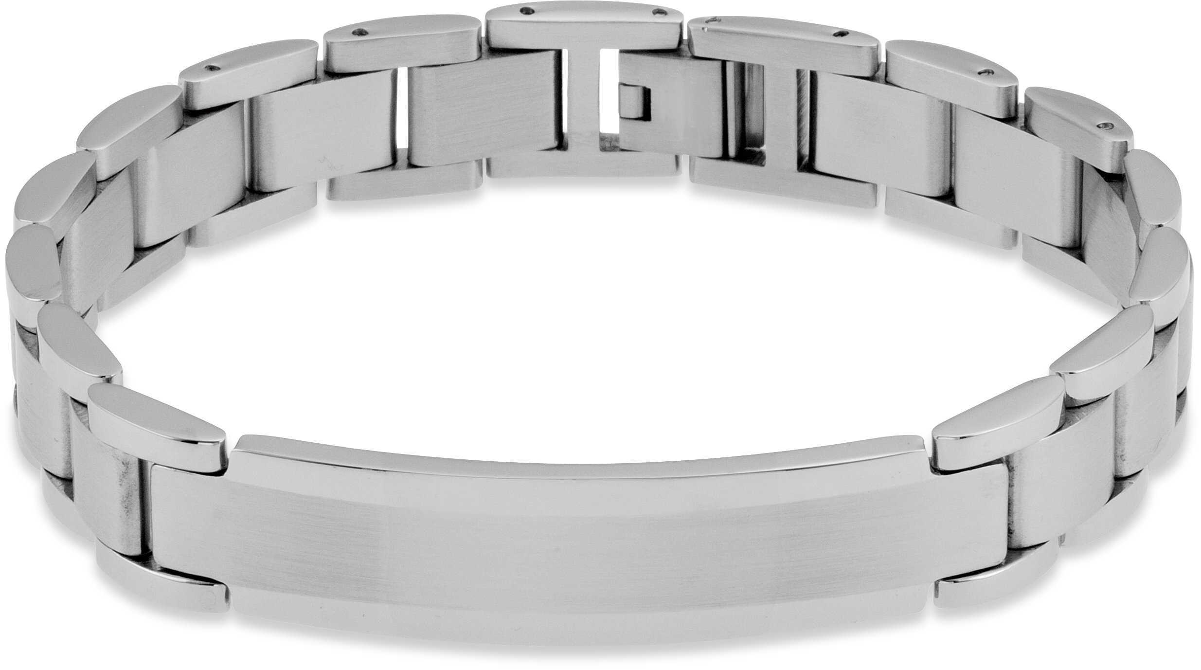 Stainless Steel 53x11.7 mm Identification 8" Bracelet 