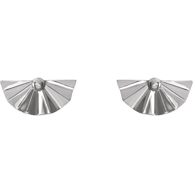 Sterling Silver Geometric Earrings  
