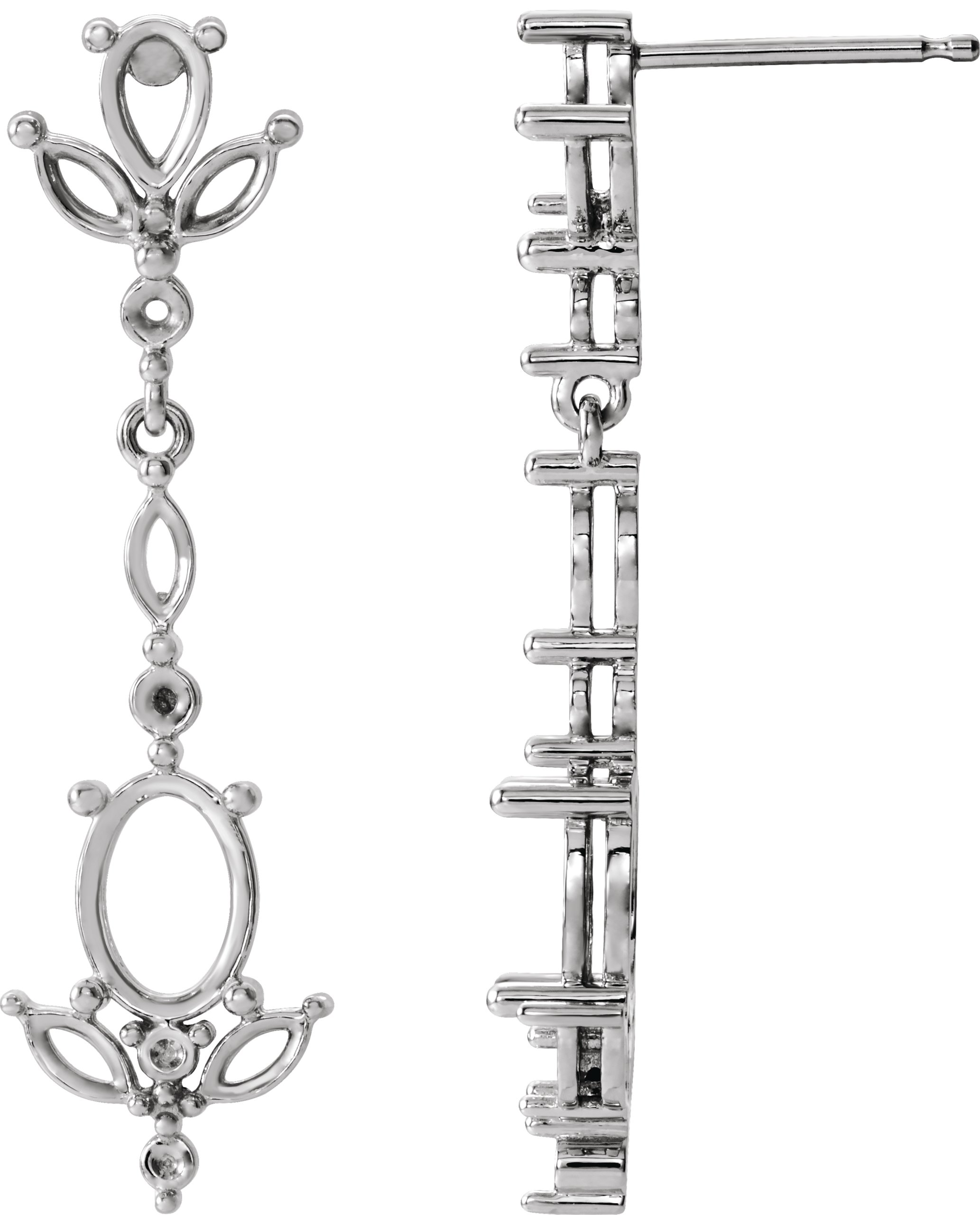 Accented Dangle Earrings