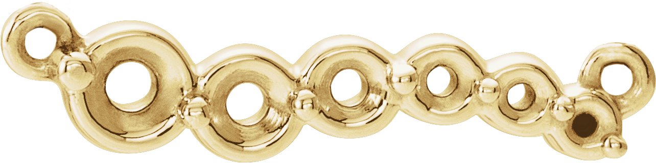 Graduated Curved Bar Necklace or Center