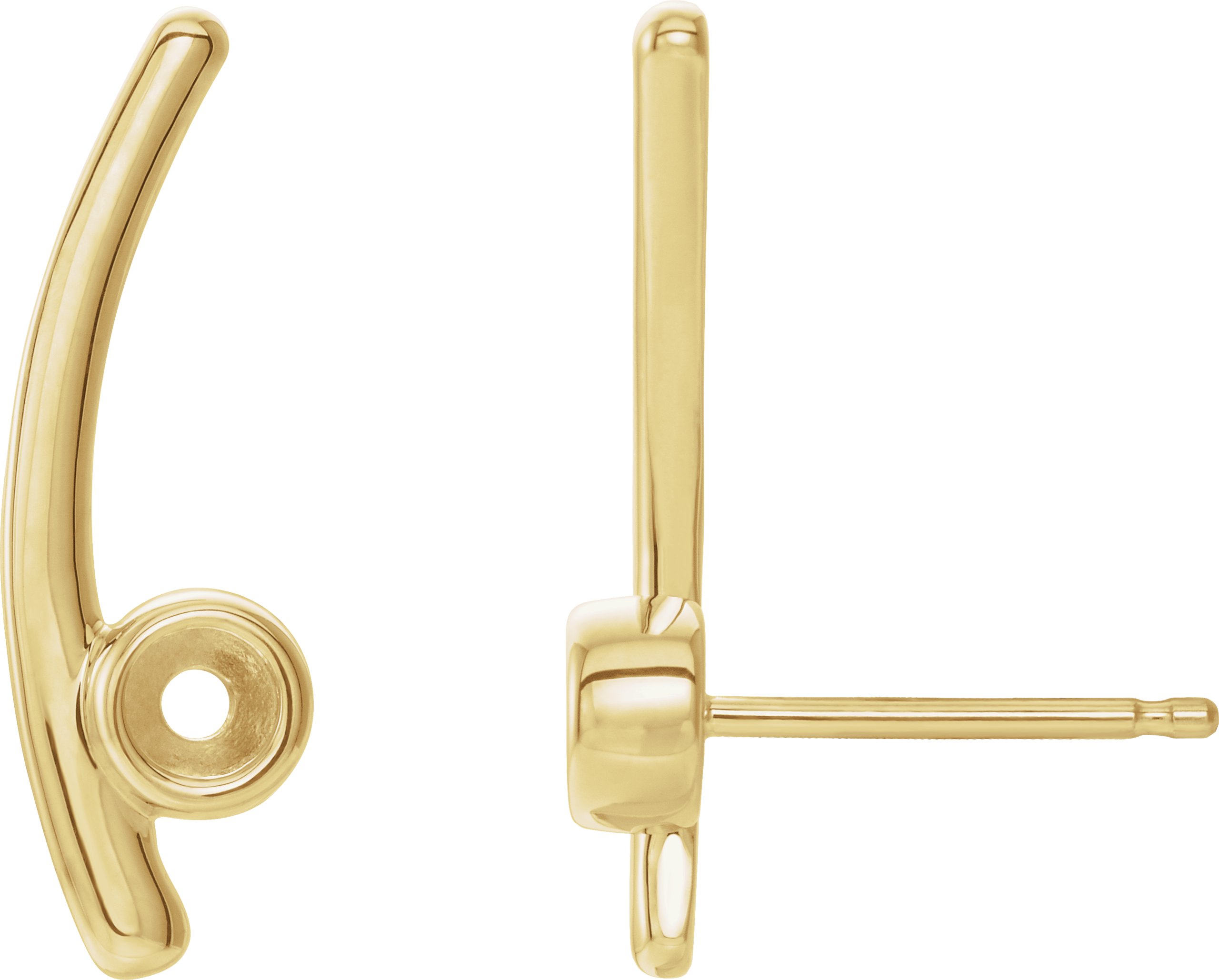 Bezel-Set Ear Climbers