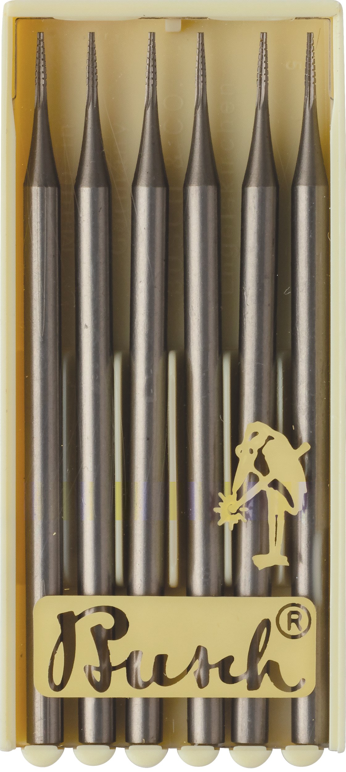 Busch® Square Cross Cut Cone Burs