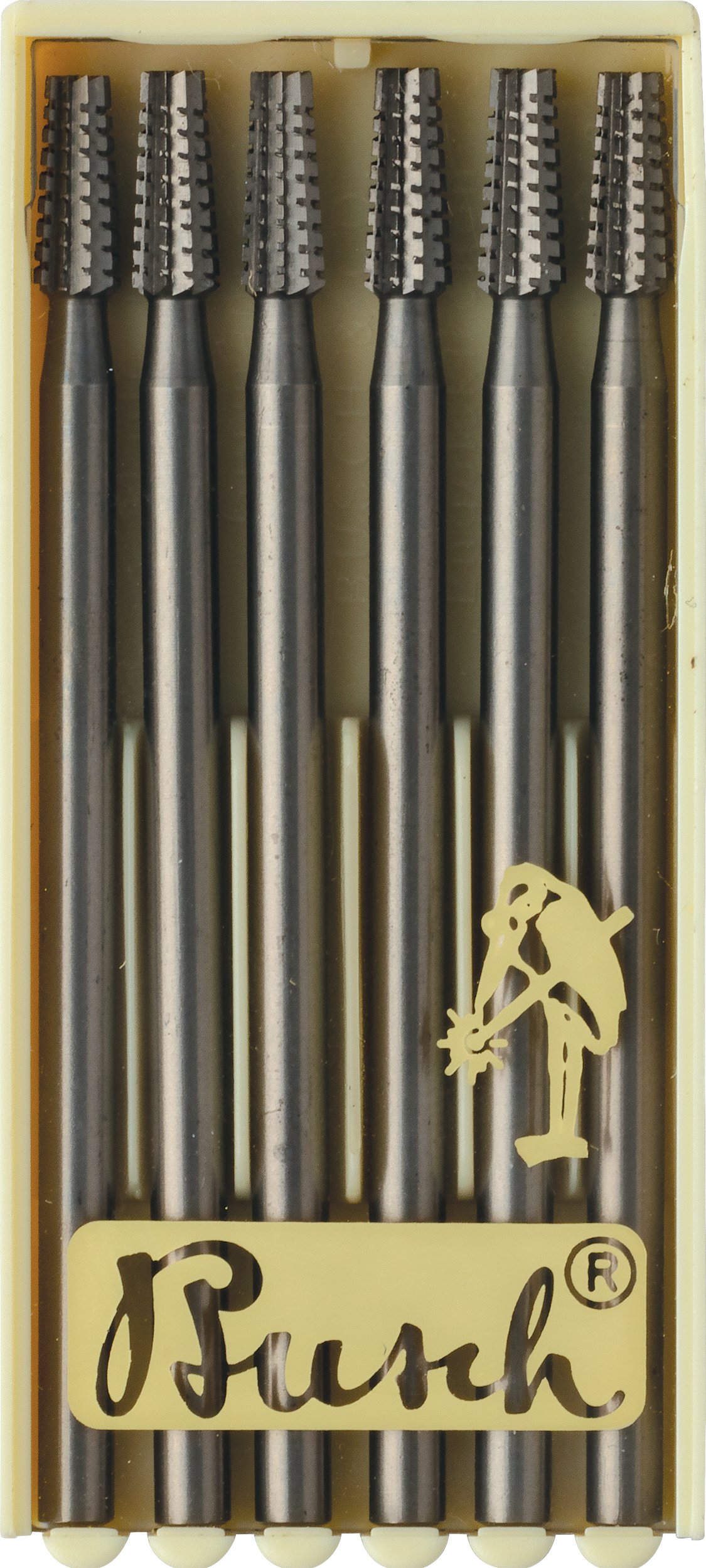 Busch® Square Cross Cut Cone Burs