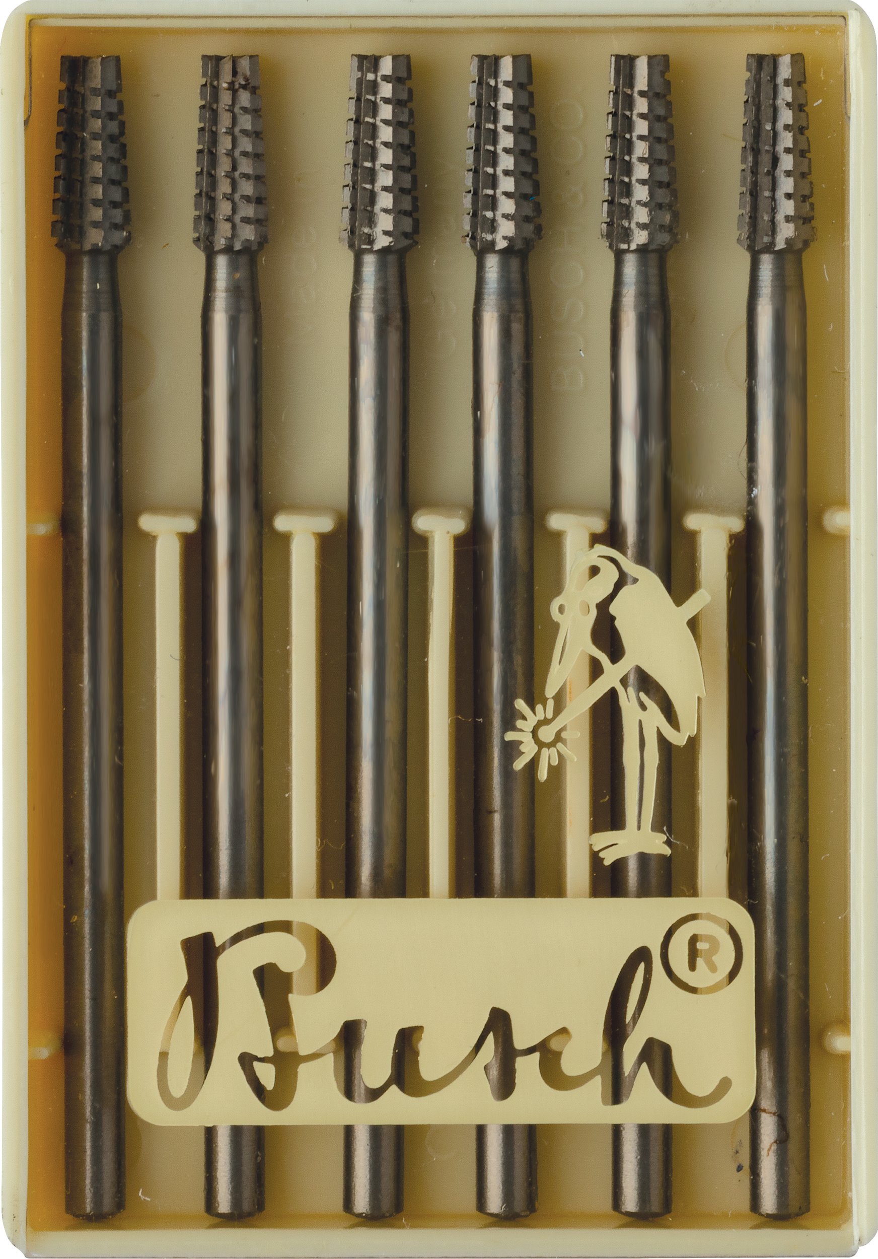 Busch® Square Cross Cut Cone Burs