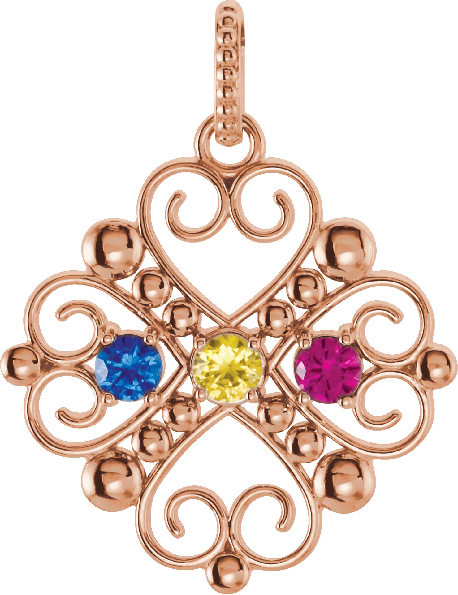 Family Heart Pendant