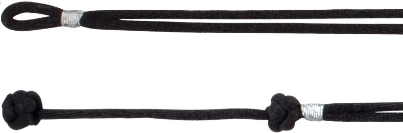 1.5mm Black Satin Double Necklace 16 to 18 inch Ref 794877