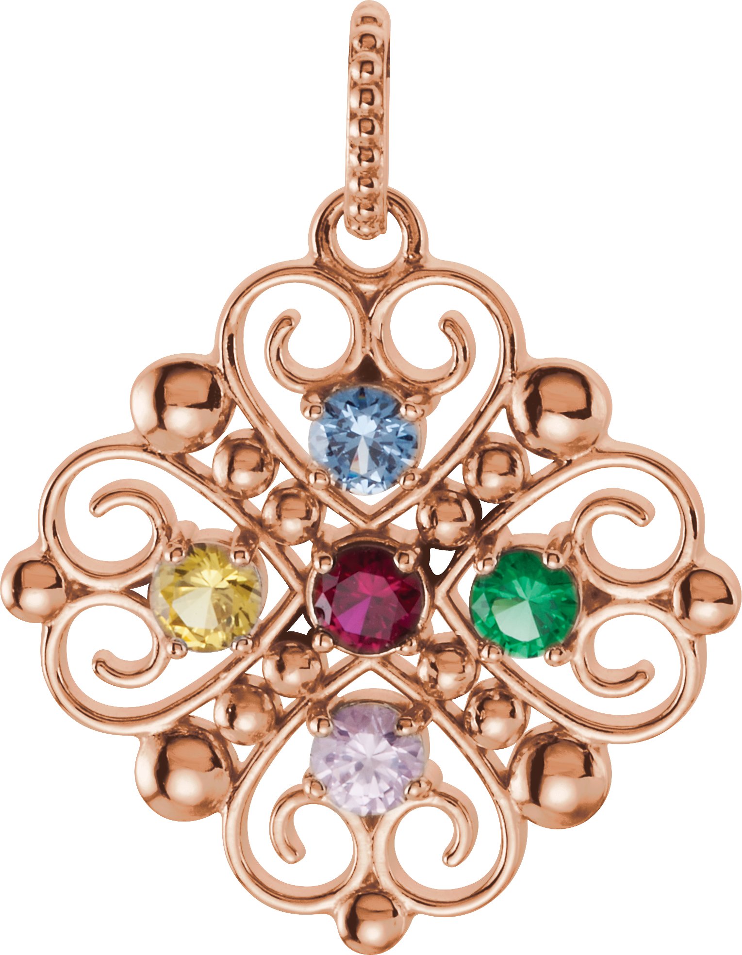Family Heart Pendant